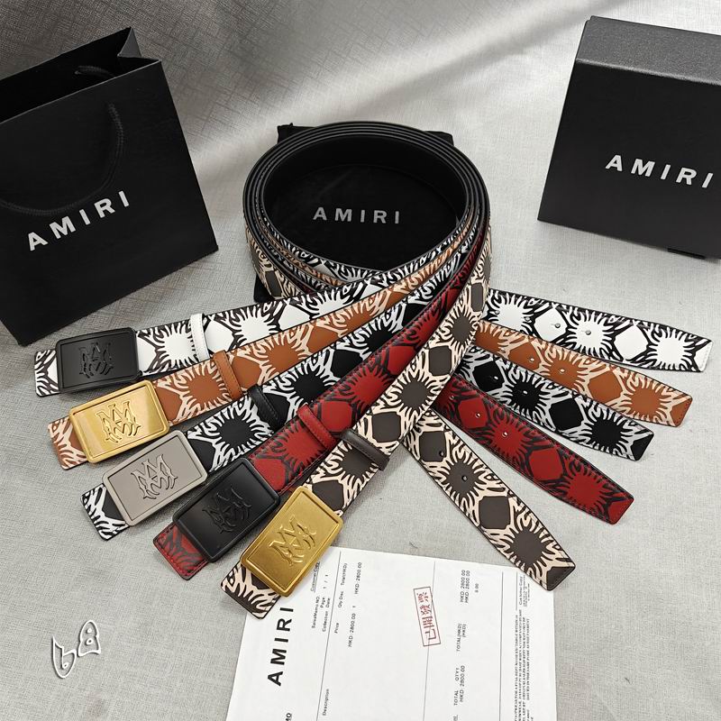 Amiri belt 38mmX90-125cm lb75